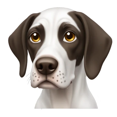English pointer mixed with a lab dog breed sticker