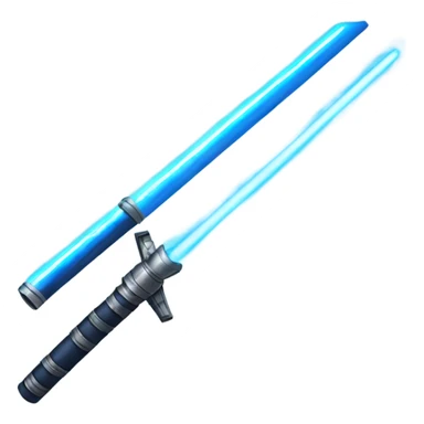 Blue lightsaber sticker