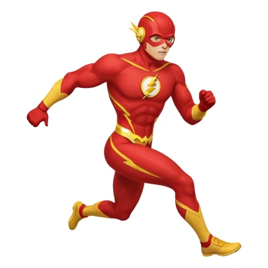 Flash man running  sticker