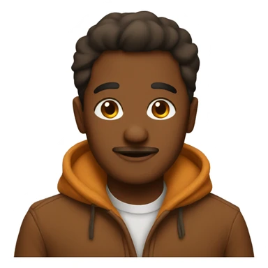 cozy brown autmn emojis sticker