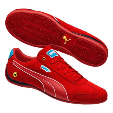 Puma rouge speedcat sticker