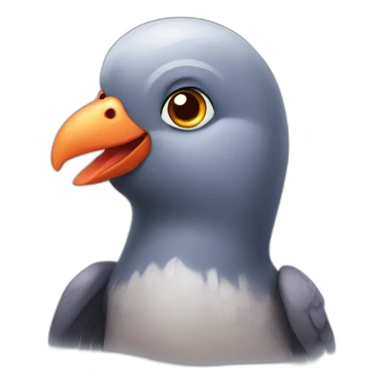 bright informal pigeon sticker