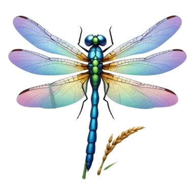 Make a dragonfly sticker