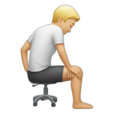 lower back pain sticker