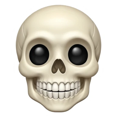 skeleton emoji style sticker