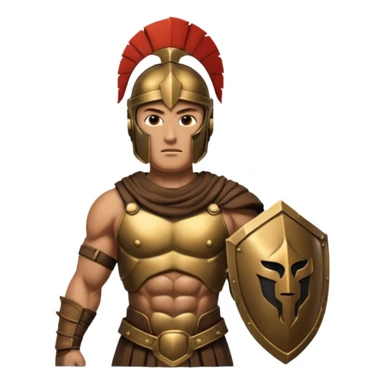 Spartan soldier house sticker
