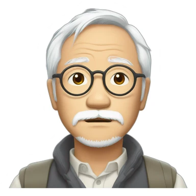 Hayao Miyazaki sticker