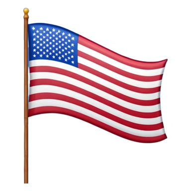 upside down US flag waving sticker