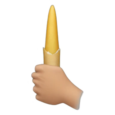 Taper la main au fron sticker