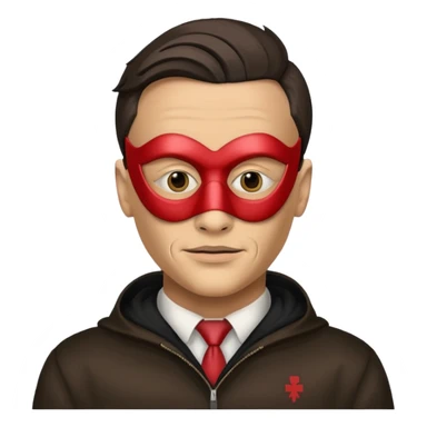 Homem mascarado com a máscara da fsociety do filme Mr Robot. sticker