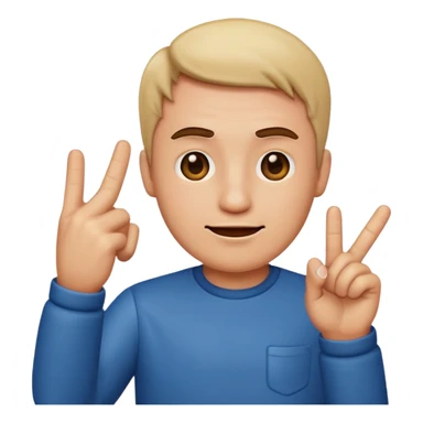 emoji iphone homme qui fait un doigt d’honneur  sticker