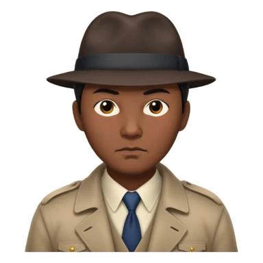 detective, asian sticker