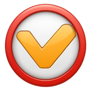 bouncing white check mark coming at you sticker