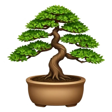 Bonsai tree sticker