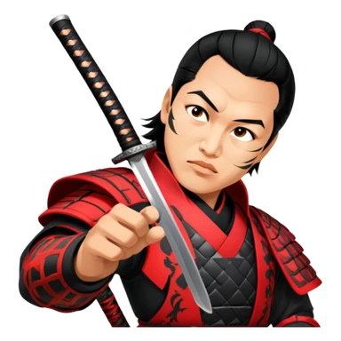 Daring Samurai sticker