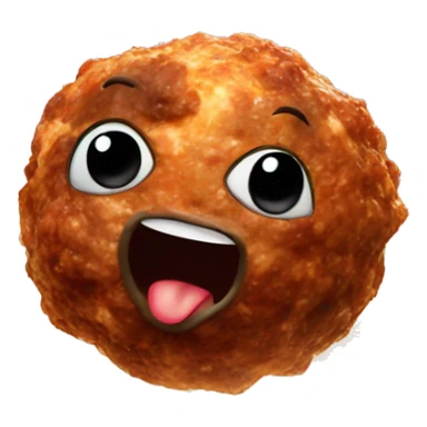 meatballs flying in outer space sticker