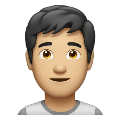 an asian guy called jeremy sticker