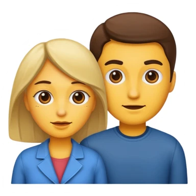 a man and a woman sticker