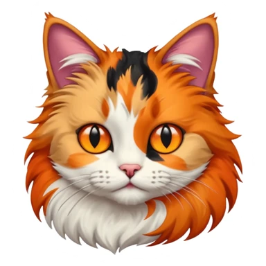 A cat that is artistic sticker