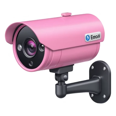 Security Camera pink with stickers 812 sticker