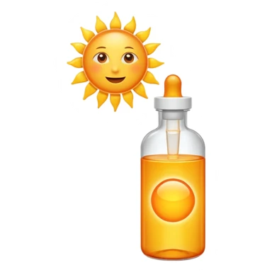 Vitamin A Retinol  and sun sticker