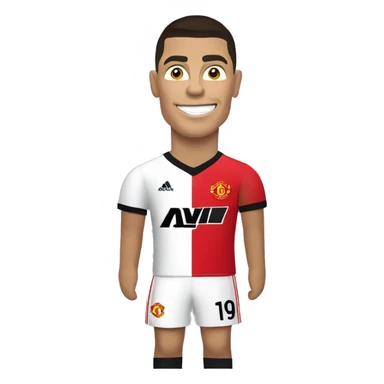Cristiano Ronaldo at Manchester United  sticker