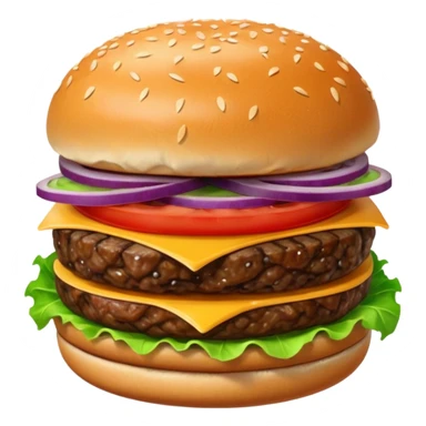 Hamburger sticker