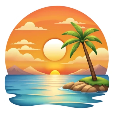 Wind, breeze, calm ,views, sunset, peace sticker