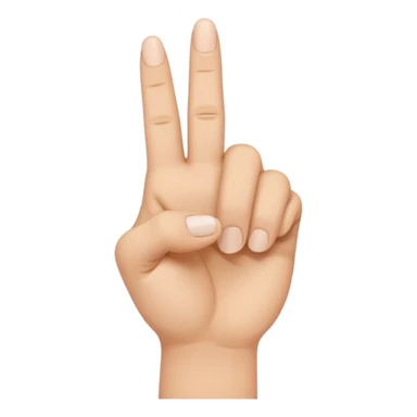 I want an emoji that looks like these👌🏻🤏🏻but i want that the the middle vinger touches the tumb and the other vingers dont. sticker