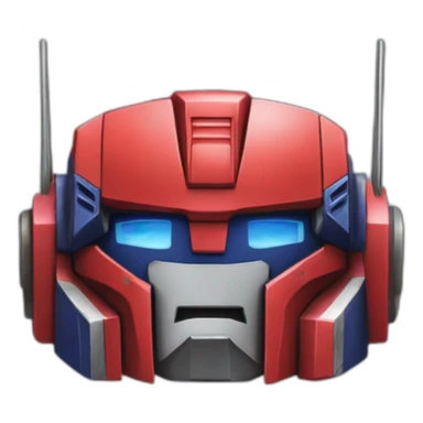 Optimus prime playing videogame sticker