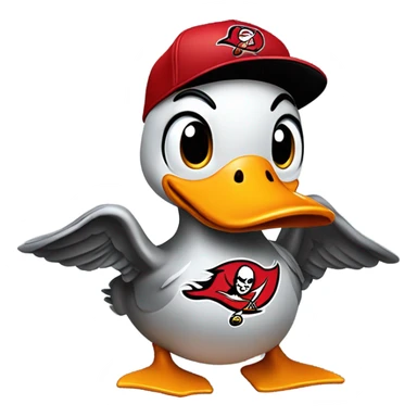 Tampa Bay Buccaneers Duck sticker