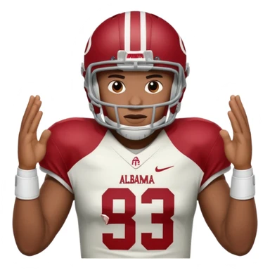 Alabama football sticker
