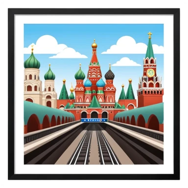 moscow metro sticker