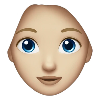 emoji blue eyes sticker