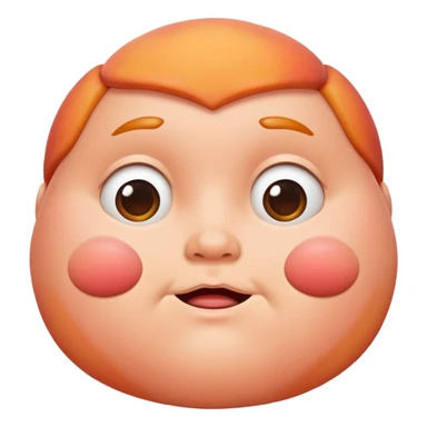 Double chin emoji sticker