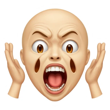 Chiche screaming sticker