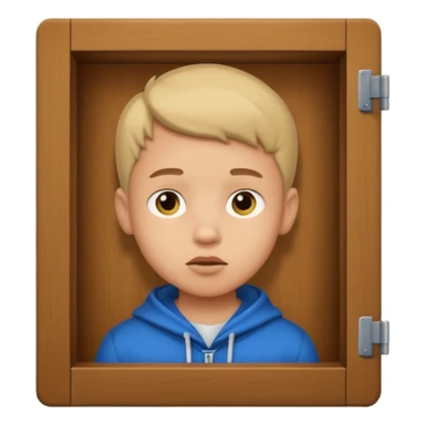 Chico en un confesionario  sticker