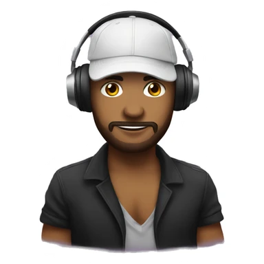 dj avec une kippa sticker