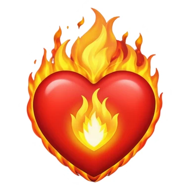Heart of Fire sticker