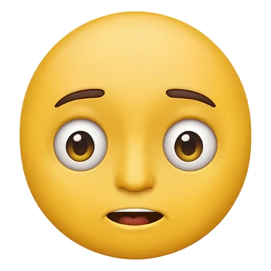 Sarcastic emoji, based on ios-like emoju rouded face style sticker