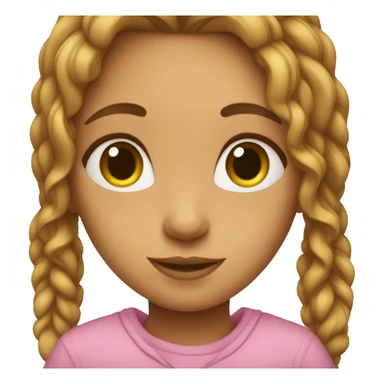 A girl who doesn’t know sticker