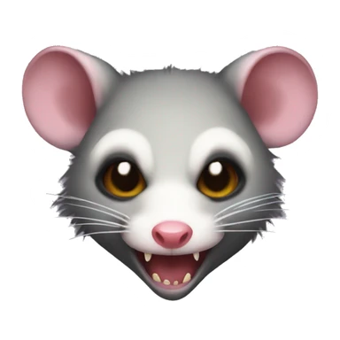 Satan opossum sticker