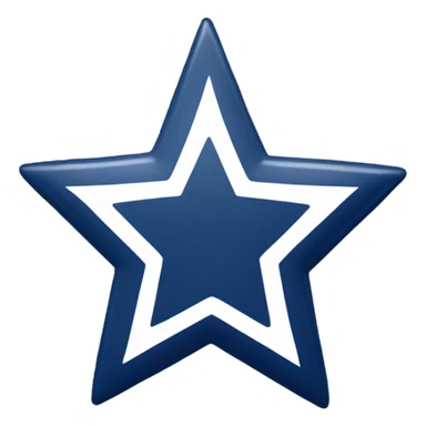 Dallas Cowboys Star sticker
