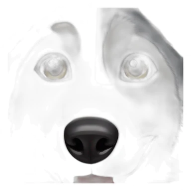 Husky with different eyes sticker