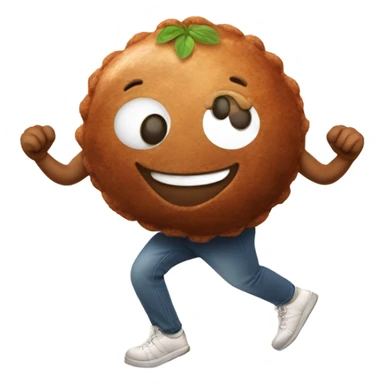 Meatball walking sticker