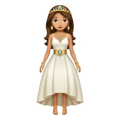 ejemplos diosa tanit vestimenta completa+ sticker