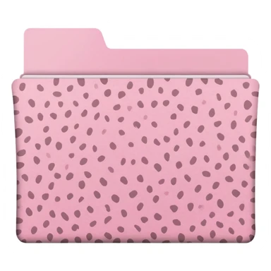 Light pink leopard print file folder sticker
