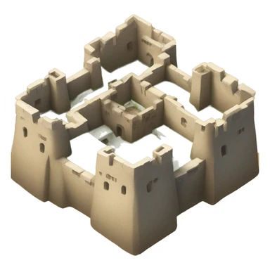 star-shaped fort cl sticker