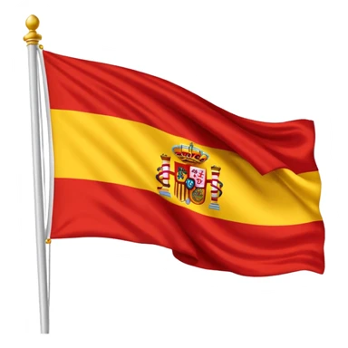 añade a la bandera de españa dos aguilas  sticker