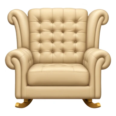rocking soft sofa chair sticker